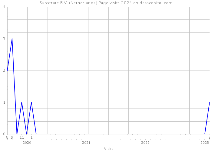 Substrate B.V. (Netherlands) Page visits 2024 
