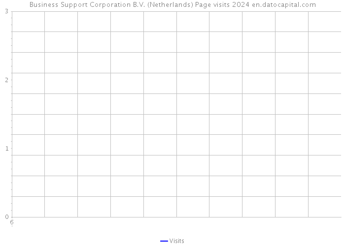 Business Support Corporation B.V. (Netherlands) Page visits 2024 