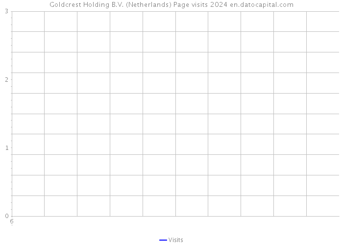Goldcrest Holding B.V. (Netherlands) Page visits 2024 