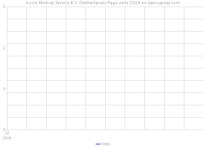 Koole Medical Service B.V. (Netherlands) Page visits 2024 