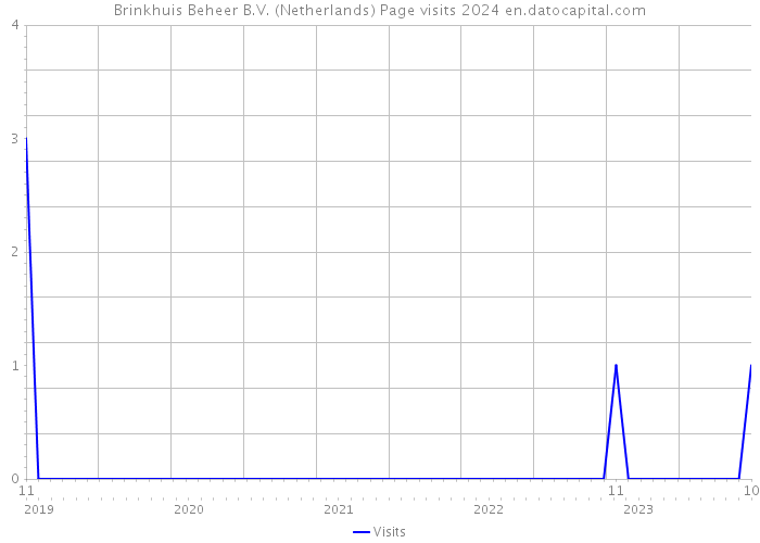 Brinkhuis Beheer B.V. (Netherlands) Page visits 2024 