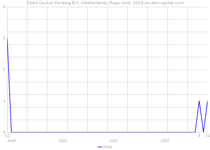 Eddie Ducker Holding B.V. (Netherlands) Page visits 2024 