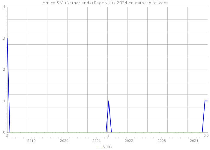 Amice B.V. (Netherlands) Page visits 2024 