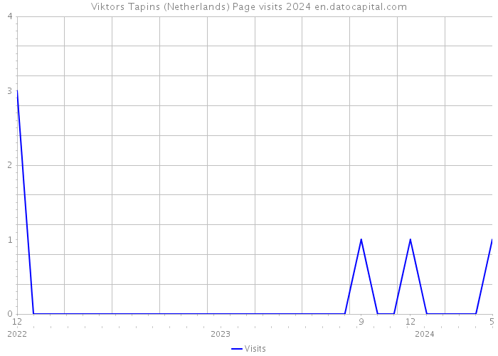 Viktors Tapins (Netherlands) Page visits 2024 