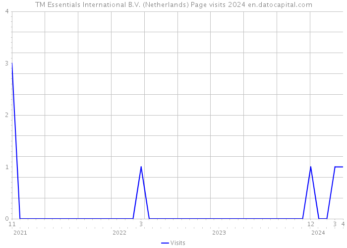 TM Essentials International B.V. (Netherlands) Page visits 2024 