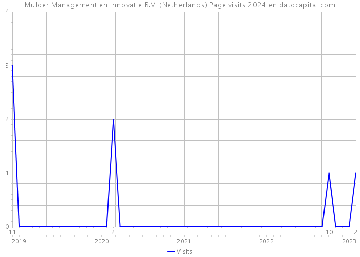 Mulder Management en Innovatie B.V. (Netherlands) Page visits 2024 