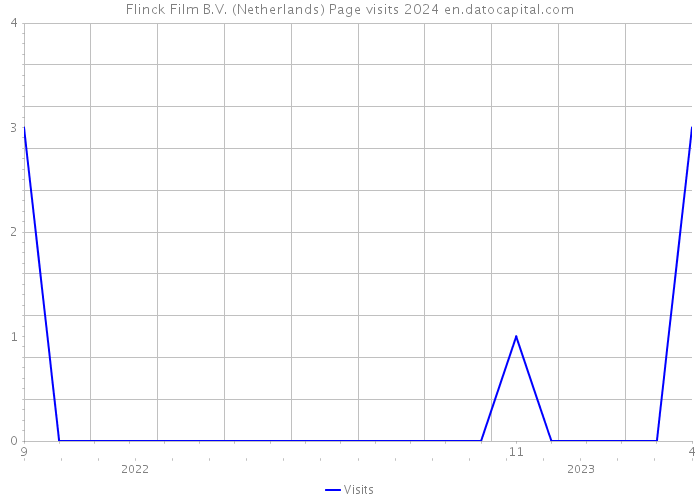 Flinck Film B.V. (Netherlands) Page visits 2024 