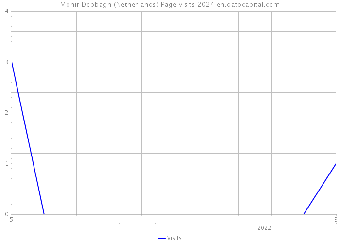 Monir Debbagh (Netherlands) Page visits 2024 