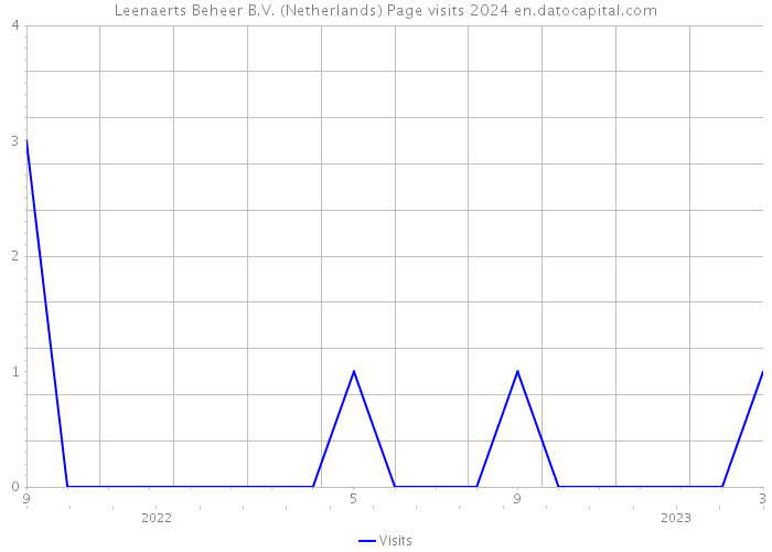 Leenaerts Beheer B.V. (Netherlands) Page visits 2024 