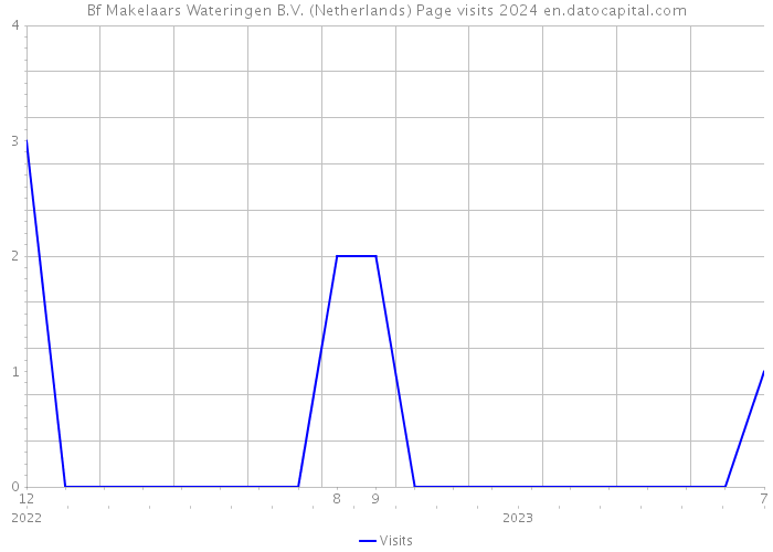 Bf Makelaars Wateringen B.V. (Netherlands) Page visits 2024 