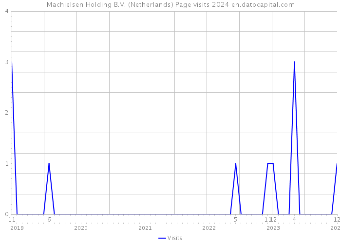Machielsen Holding B.V. (Netherlands) Page visits 2024 