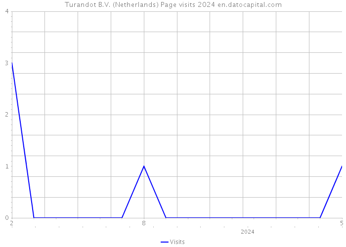 Turandot B.V. (Netherlands) Page visits 2024 