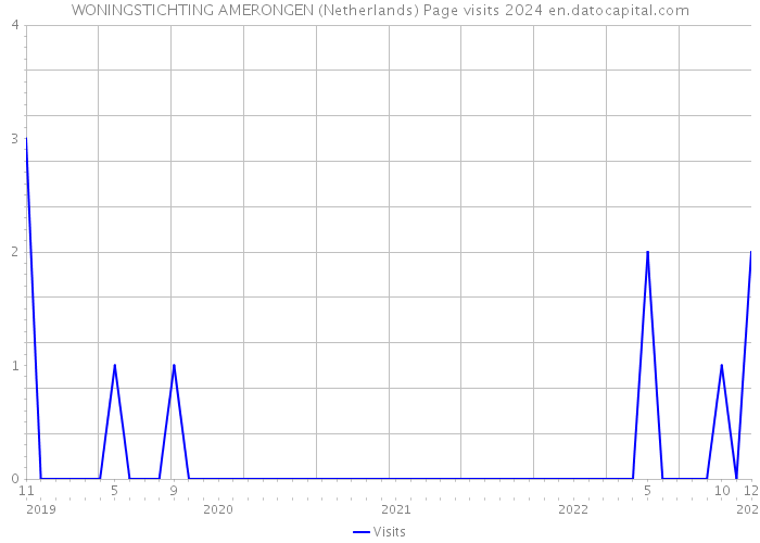 WONINGSTICHTING AMERONGEN (Netherlands) Page visits 2024 