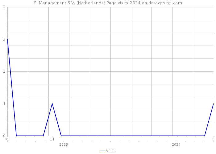 SI Management B.V. (Netherlands) Page visits 2024 