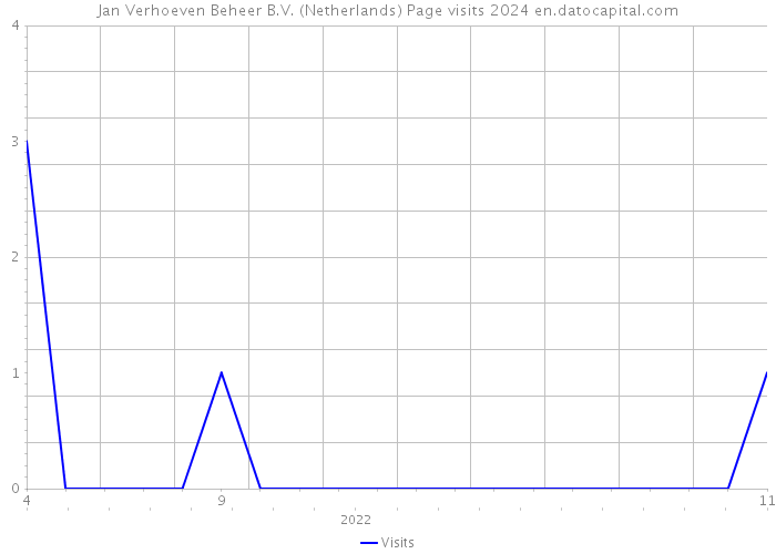 Jan Verhoeven Beheer B.V. (Netherlands) Page visits 2024 