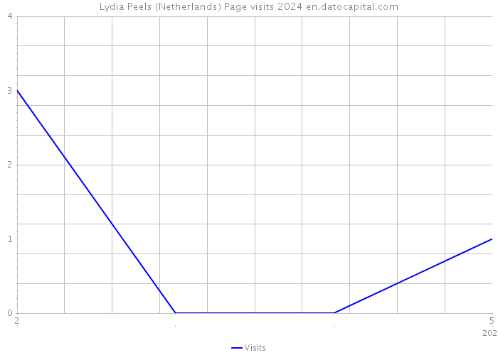 Lydia Peels (Netherlands) Page visits 2024 