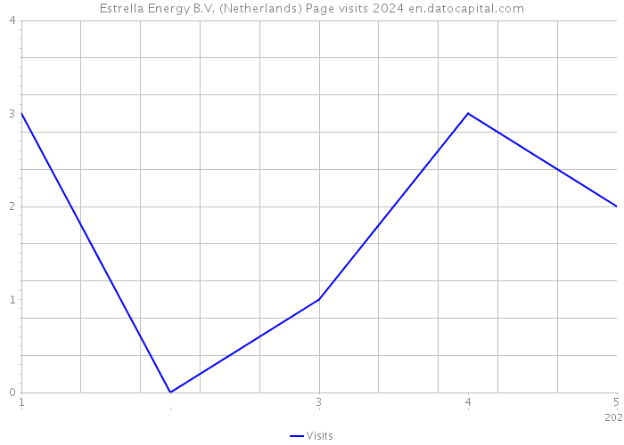 Estrella Energy B.V. (Netherlands) Page visits 2024 