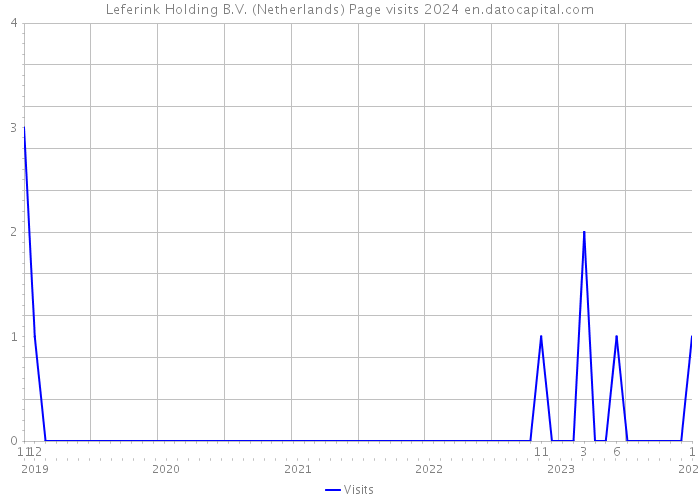 Leferink Holding B.V. (Netherlands) Page visits 2024 