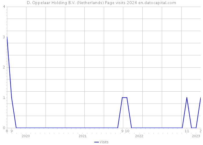 D. Oppelaar Holding B.V. (Netherlands) Page visits 2024 
