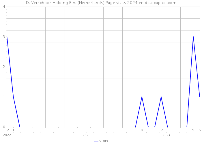 D. Verschoor Holding B.V. (Netherlands) Page visits 2024 