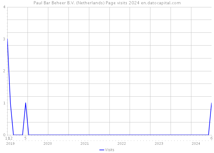 Paul Bar Beheer B.V. (Netherlands) Page visits 2024 