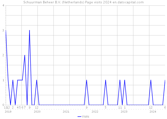 Schuurman Beheer B.V. (Netherlands) Page visits 2024 
