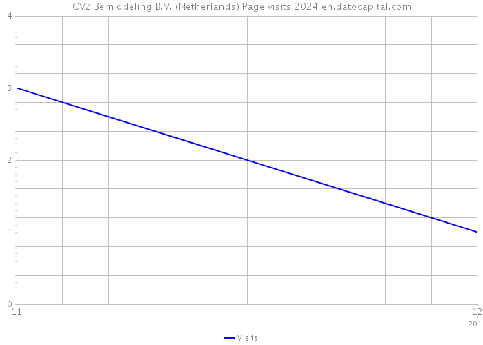 CVZ Bemiddeling B.V. (Netherlands) Page visits 2024 