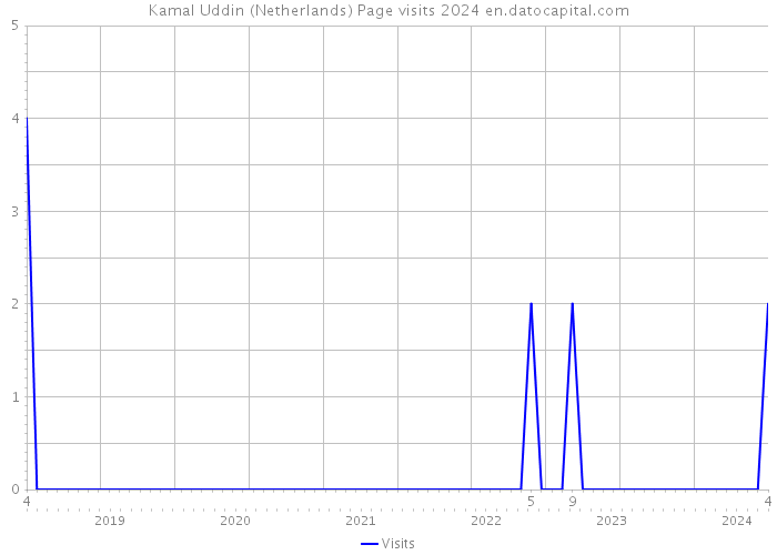 Kamal Uddin (Netherlands) Page visits 2024 