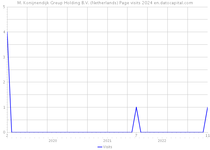 M. Konijnendijk Greup Holding B.V. (Netherlands) Page visits 2024 