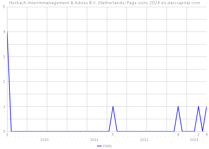 Horbach Interimmanagement & Advies B.V. (Netherlands) Page visits 2024 