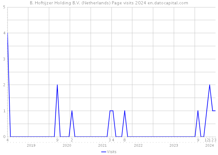 B. Hoftijzer Holding B.V. (Netherlands) Page visits 2024 