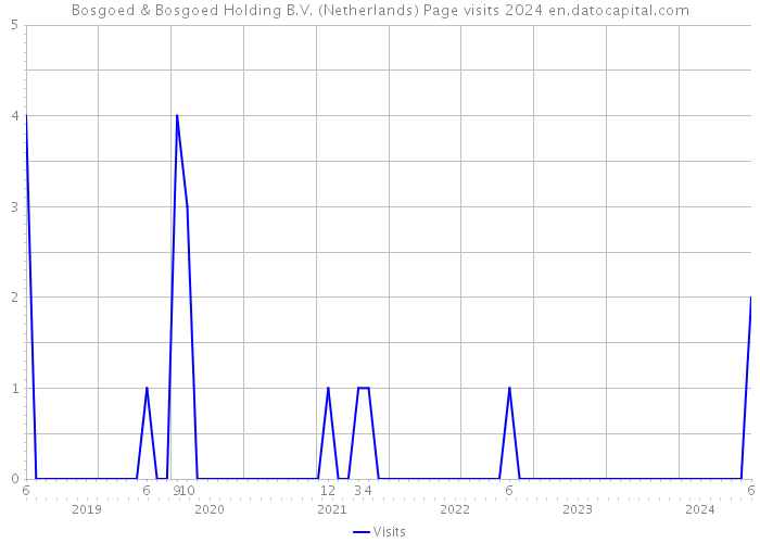 Bosgoed & Bosgoed Holding B.V. (Netherlands) Page visits 2024 