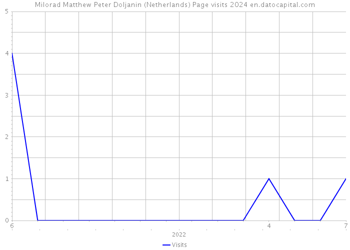 Milorad Matthew Peter Doljanin (Netherlands) Page visits 2024 