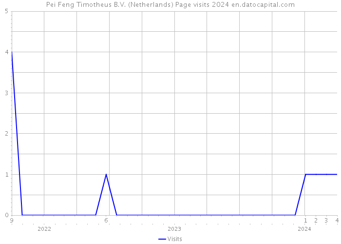 Pei Feng Timotheus B.V. (Netherlands) Page visits 2024 