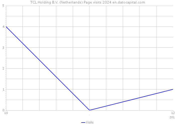 TCL Holding B.V. (Netherlands) Page visits 2024 