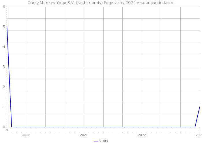 Crazy Monkey Yoga B.V. (Netherlands) Page visits 2024 
