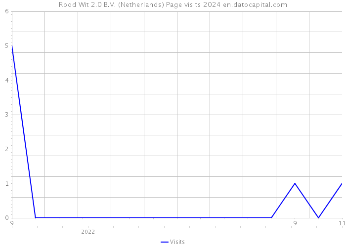 Rood Wit 2.0 B.V. (Netherlands) Page visits 2024 