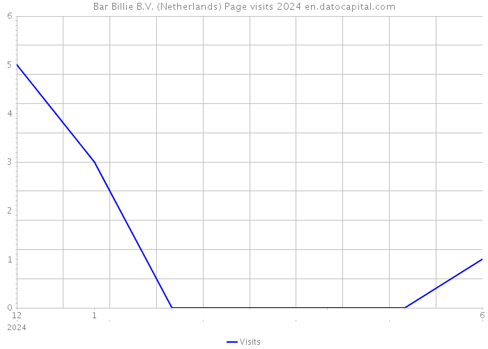 Bar Billie B.V. (Netherlands) Page visits 2024 
