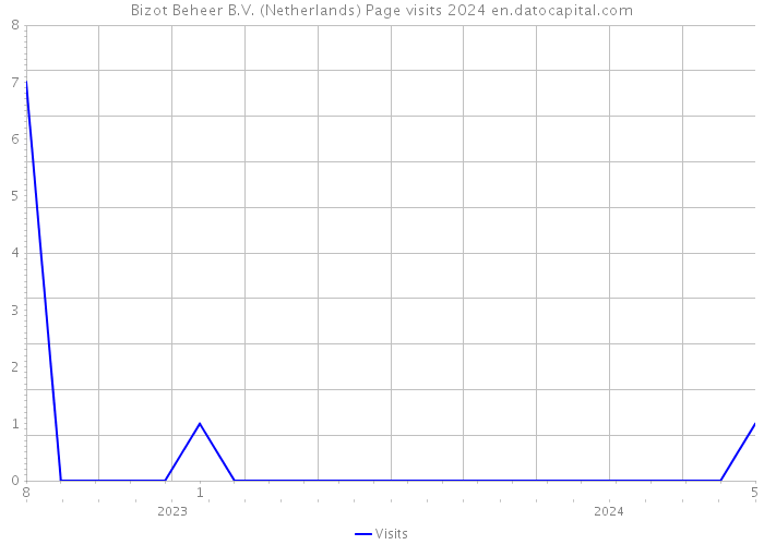 Bizot Beheer B.V. (Netherlands) Page visits 2024 
