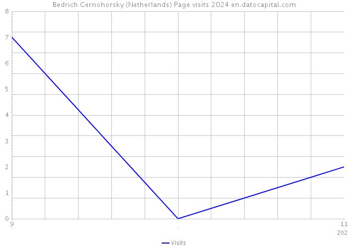 Bedrich Cernohorsky (Netherlands) Page visits 2024 