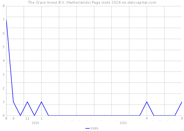 The Grace Invest B.V. (Netherlands) Page visits 2024 