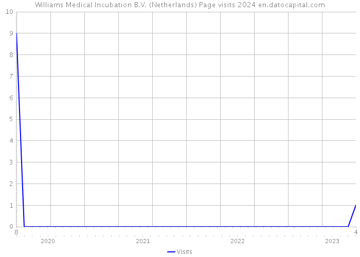Williams Medical Incubation B.V. (Netherlands) Page visits 2024 